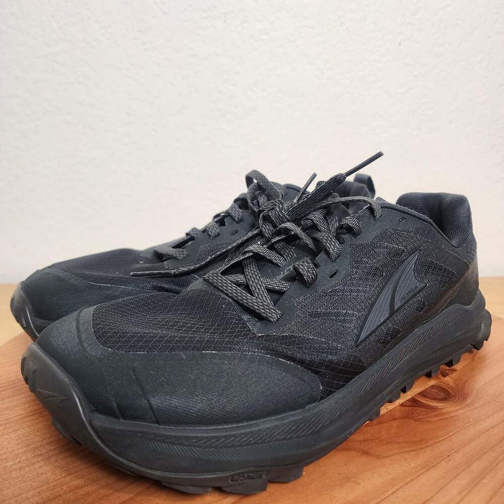 Altra Lone Peak 8 Shoes Mens Size 9 Black Trail Running MaxTrac AL0A85PG000 - Picture 8 of 15
